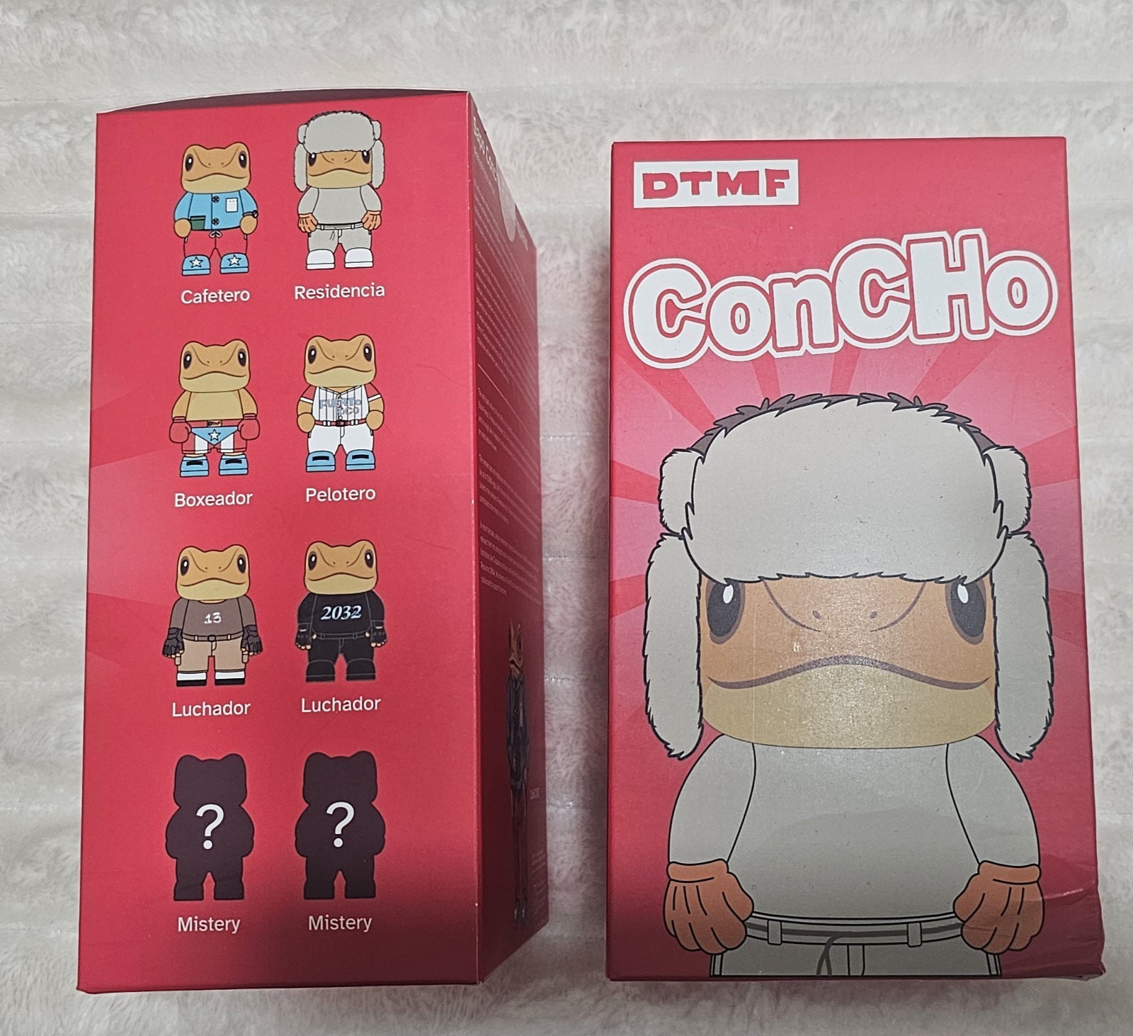 Red box limited edition El Sapo Concho DTMF Bad Bunny New Mystery Box