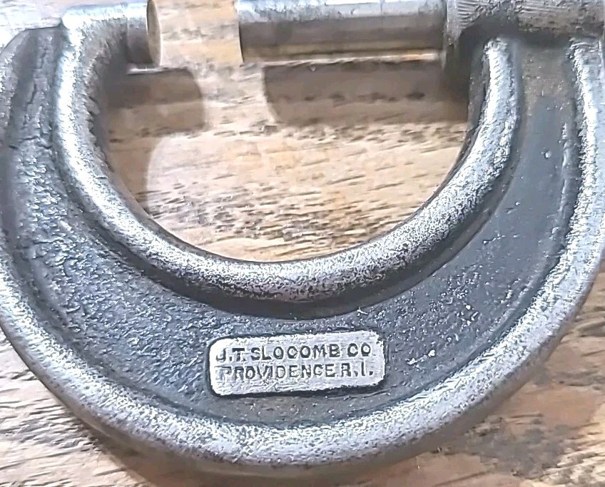 Antique J.T. Slocomb Co. Providence R.I. PAT 1896 Micrometer 0-1\