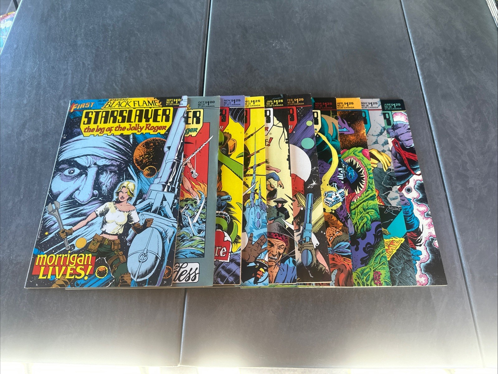 Starslayer Comic Book Lot of 10 Issues 20-29 VF Bagged/Boarded Starslayer Comic Book Lot of 10 Issues 20-29 VF Bagged/Boarded