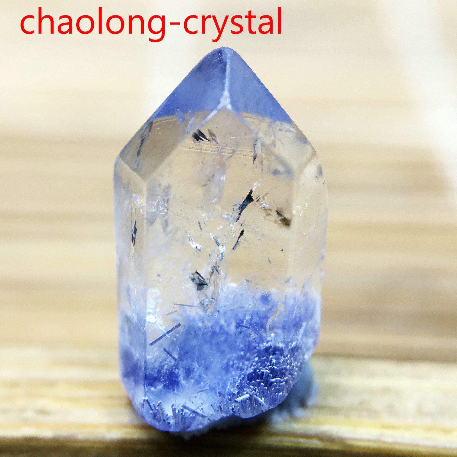 2.1Ct Very Rare NATURAL Beautiful Blue Dumortierite Quartz Crystal Specimen