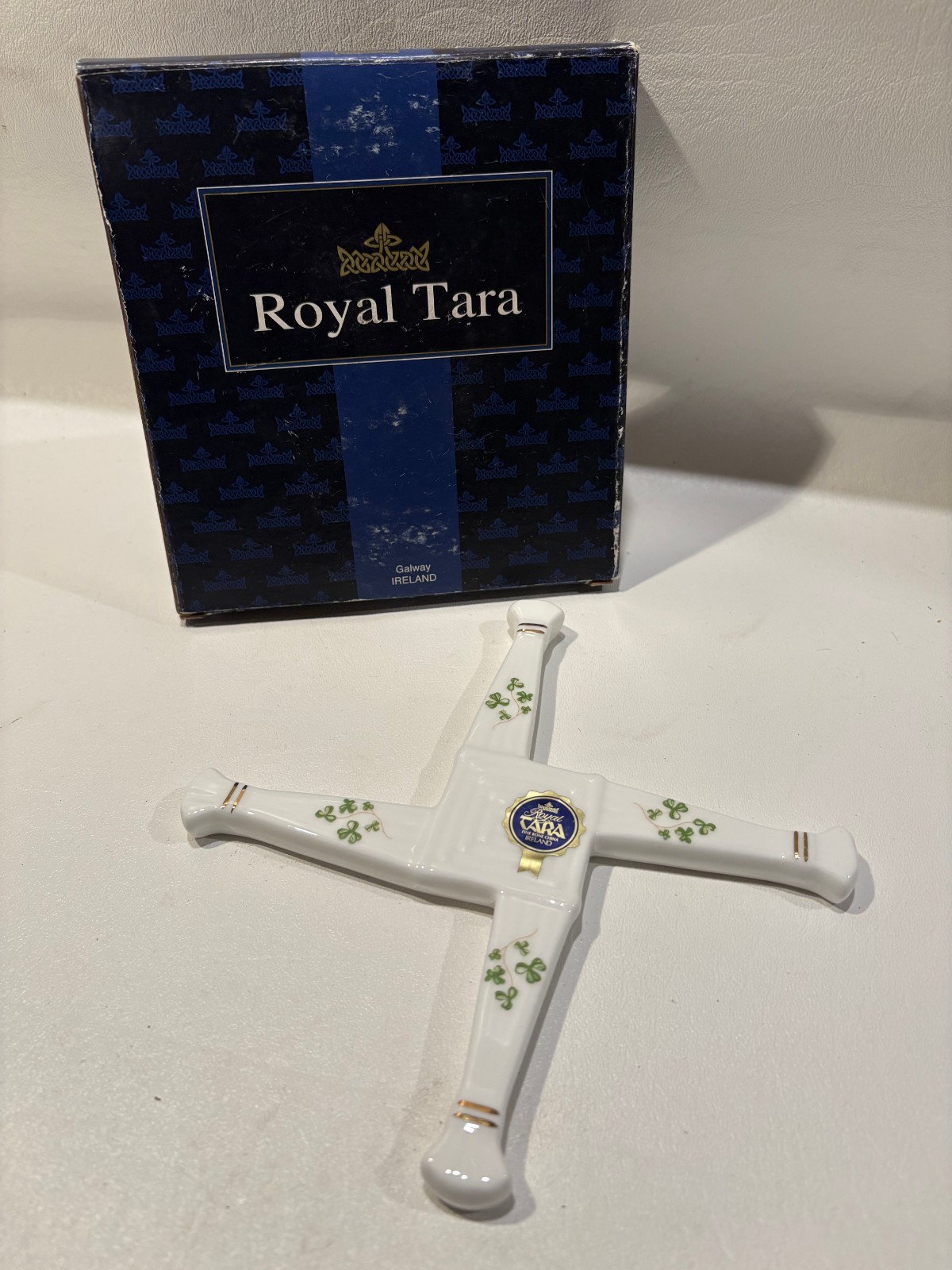 Royal Tara St. Brigid\'s Cross Bone China Hanging Ornament Ireland