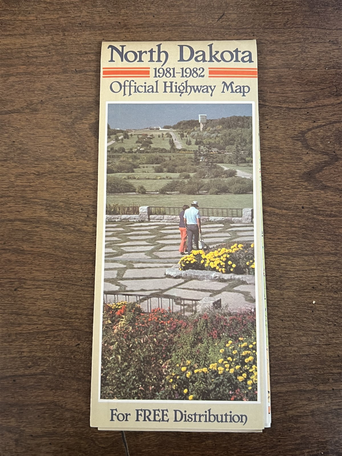 1981-82 North Dakota Official Highway Map