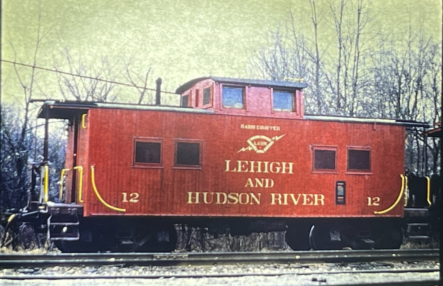 Lehigh & Hudson River Railroad Caboose #12 - Warwick, New York 35mm Photo Slide Lehigh & Hudson River Railroad Caboose #12 - Warwick, New York 35mm Photo Slide