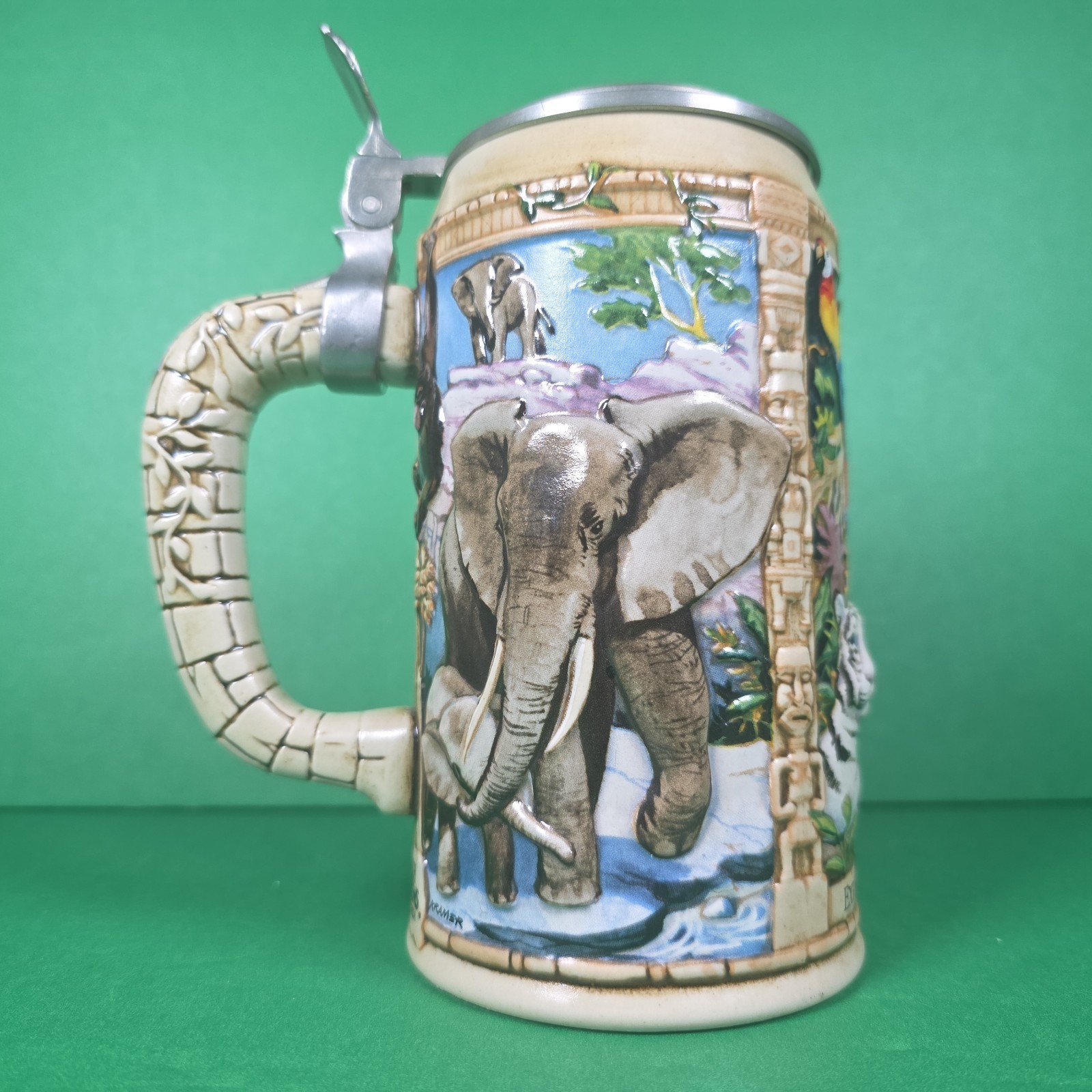 Busch Gardens Extintion Is Forever Stein Vintage 1993