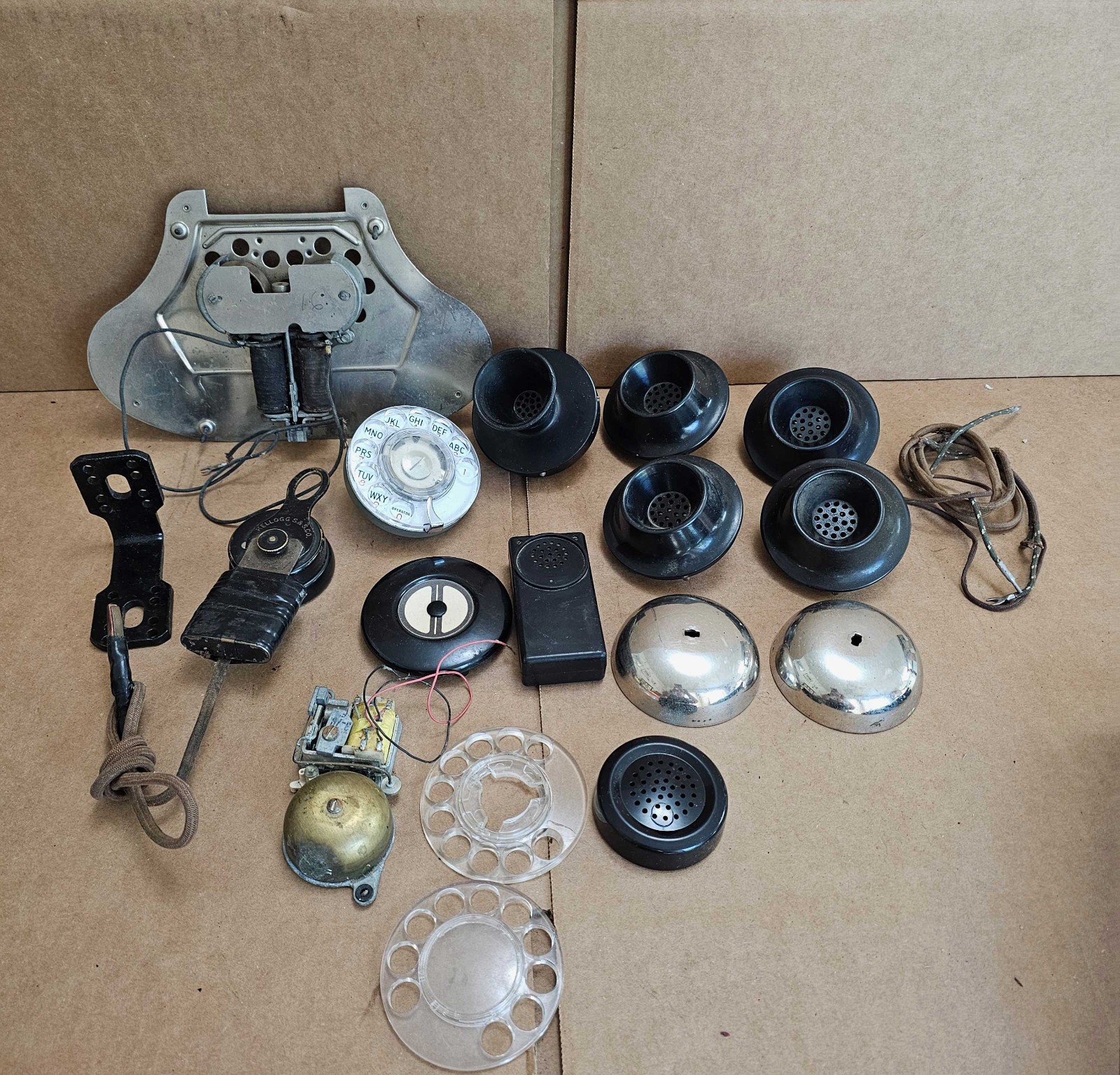 Vintage 1930s/40s Kellogg/Automatic Electric/Stromberg Carlson Phone Parts Lot