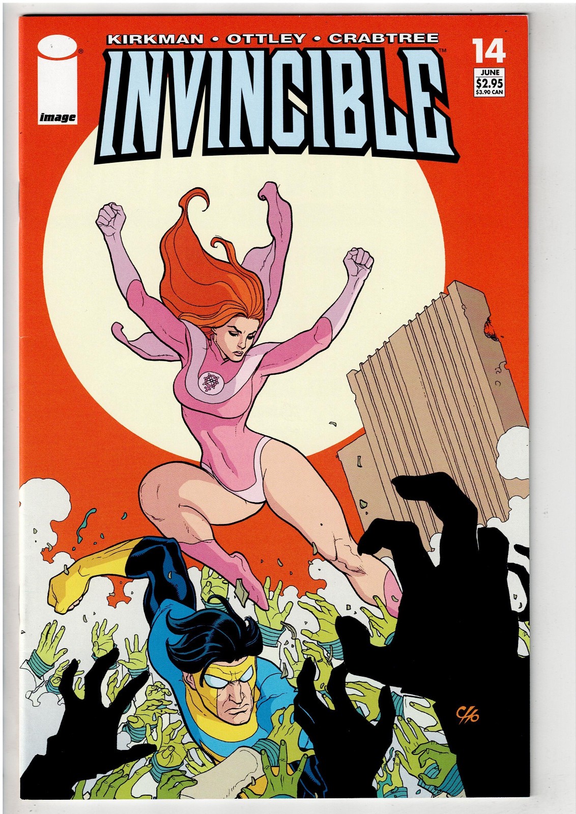 INVINCIBLE #14 (2004) NM 1ST APP BULLETPROOF 1ST COVER ATOM EVE