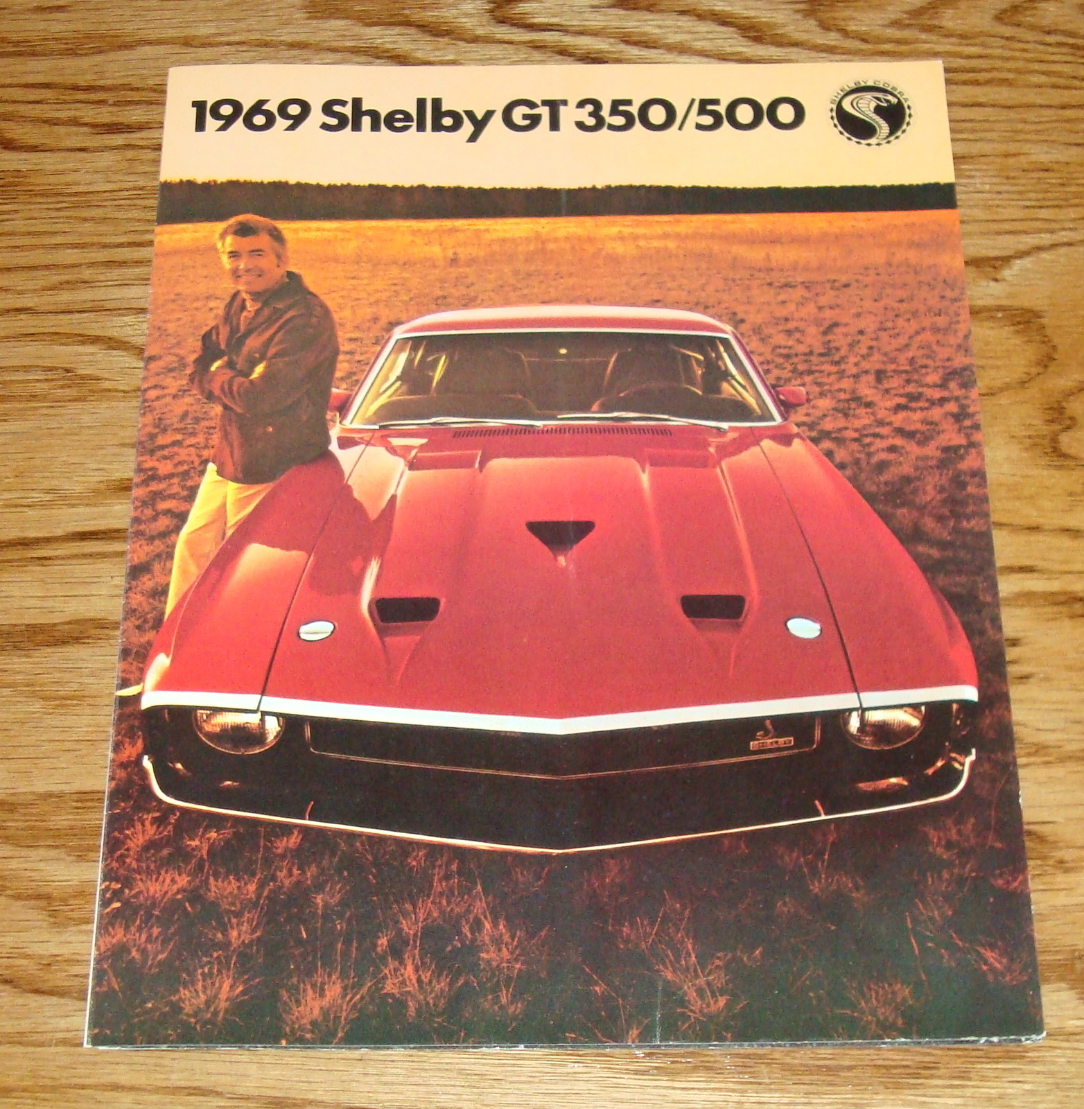 1969 Ford Mustang Shelby GT 350 500 Sales Brochure 69