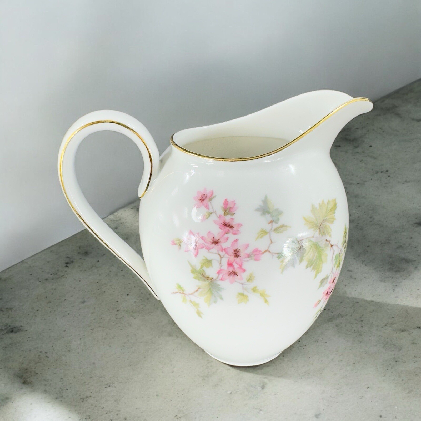 Hutschenreuther Selb LHS Bavaria Germany Porcelain Painted Small Pitcher Creamer Hutschenreuther Selb LHS Bavaria Germany Porcelain Painted Small Pitcher Creamer