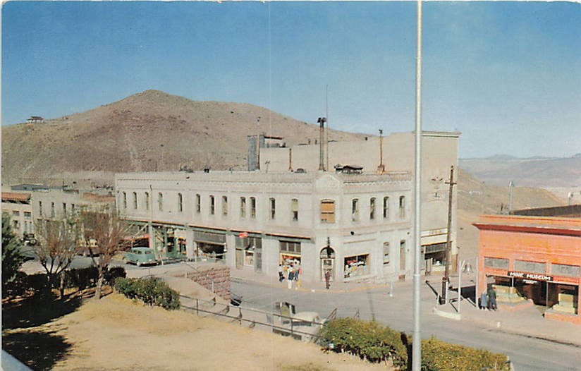Postcard AZ: Mine Museum & Downtown Street Scene, Jerome, Arizona