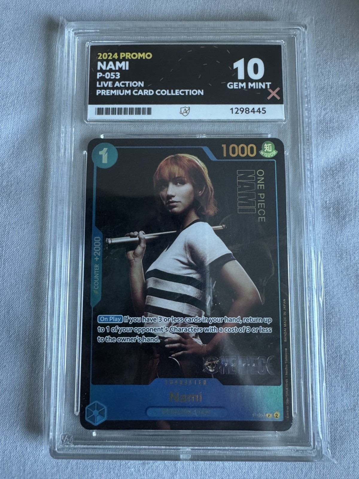Nami - P-053 - ACE 10 - Promo - One Piece - Live Action Premium Card Collection