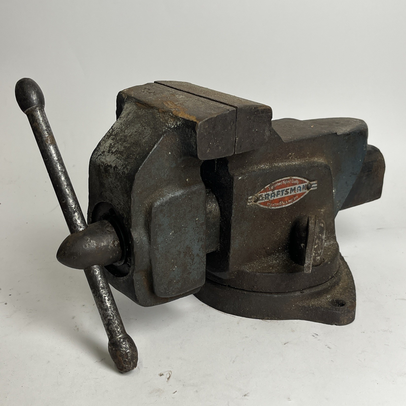 Vintage Craftsman “Torpedo” No. 5169 Swivel Bench Vise 4