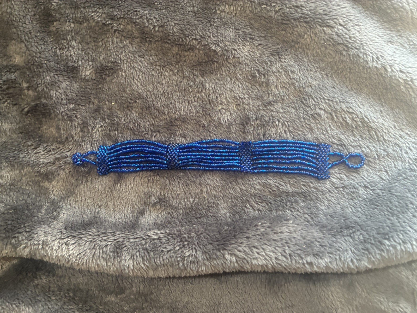 Vintage Hand Made Navajo Style Seed Glass Bead Bracelet Native American Rare Vintage Hand Made Navajo Style Seed Glass Bead Bracelet Native American Rare