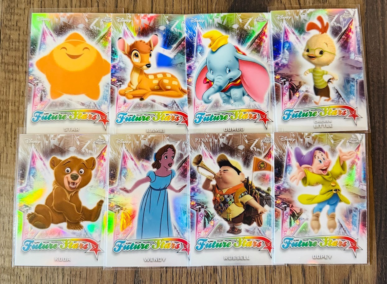 2026 Topps Chrome Disney Future Stars 1-10 You Pick Complete Your Set