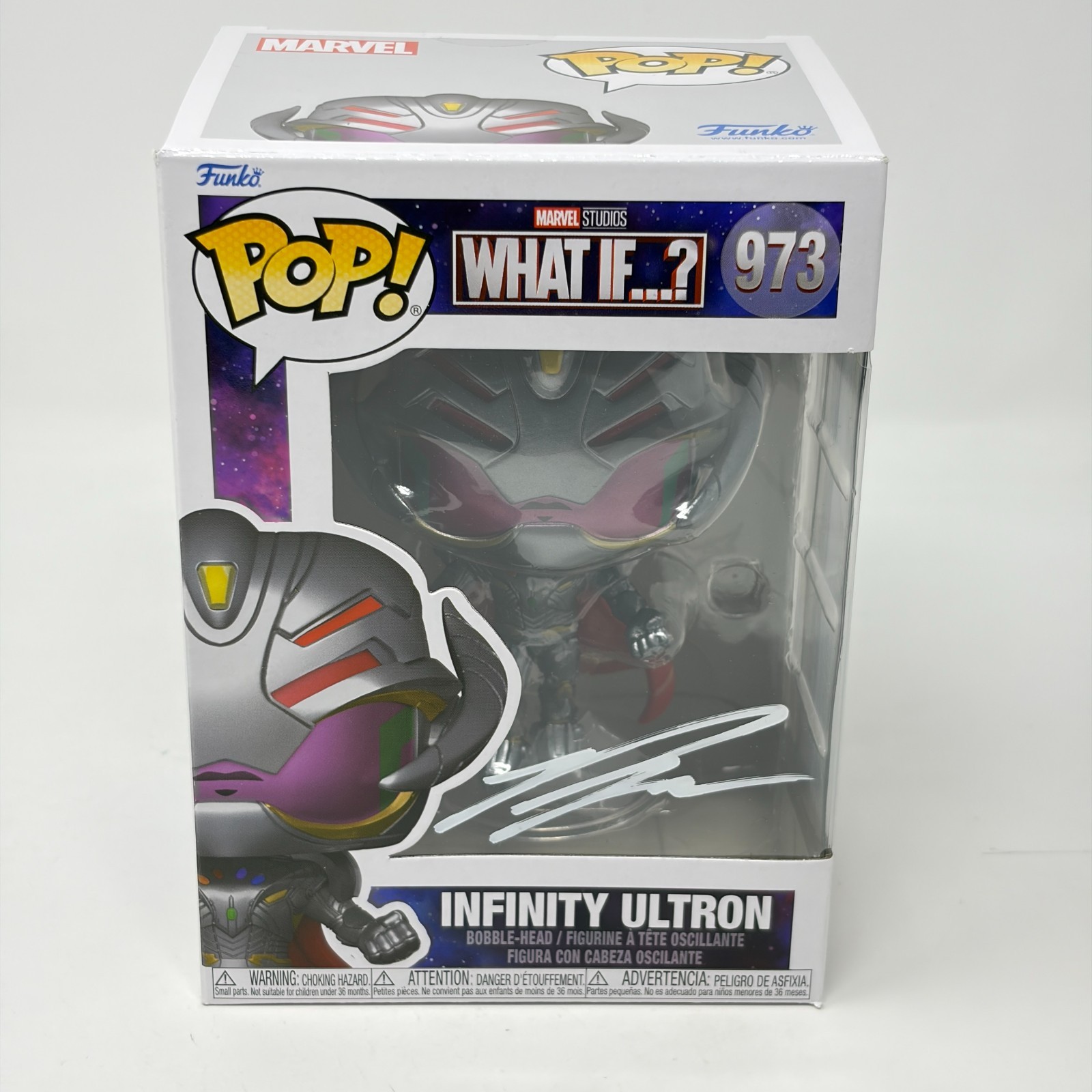 Ross Marquand What If...? Infinity Ultron #973 Signed Funko Pop JSA Cert Auto