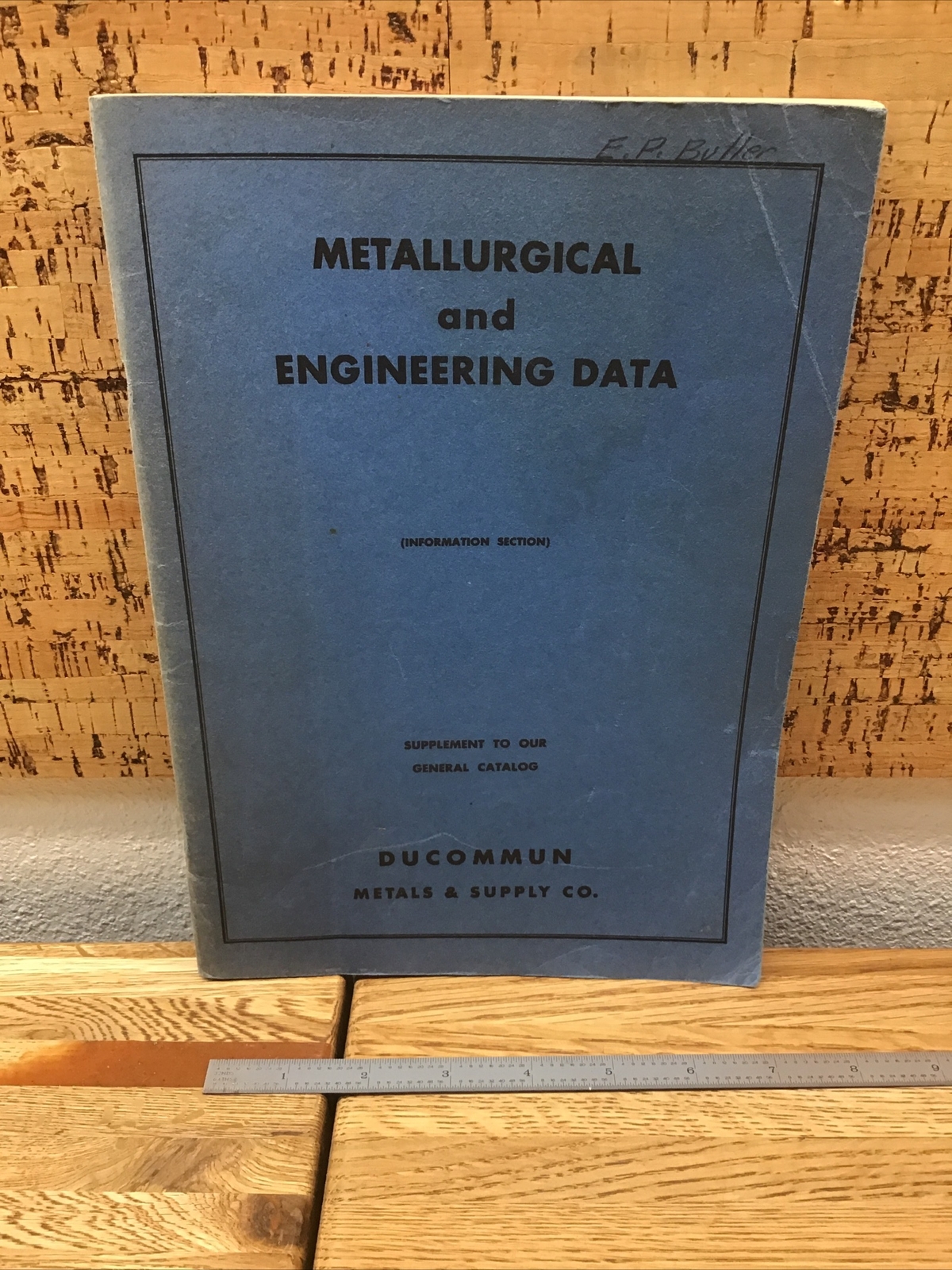 1956 Vintage Ducommun Metallurgical And Engineering Data Catalog  Mm4.1.13