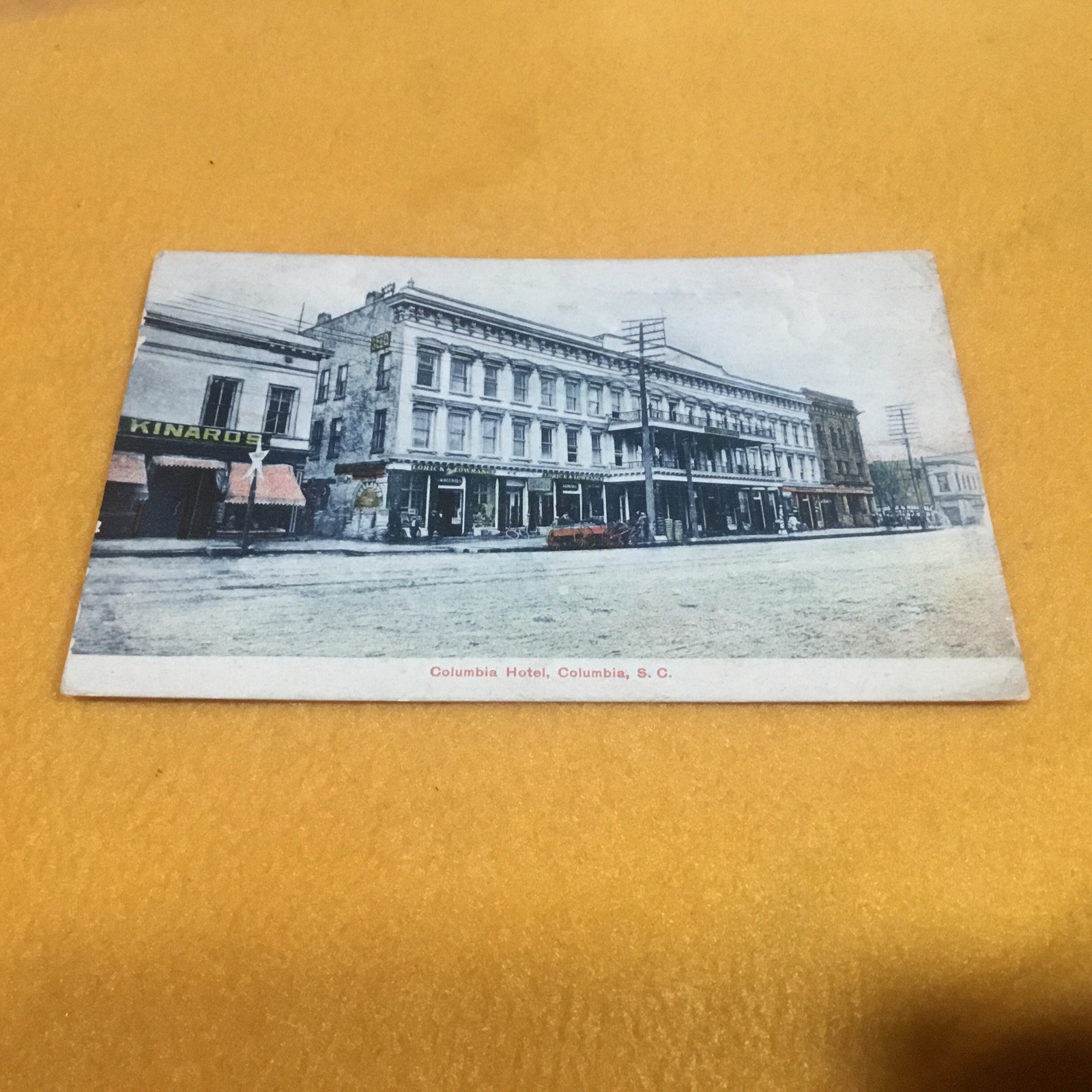 1908 Columbia SC Postcard Columbia Hotel