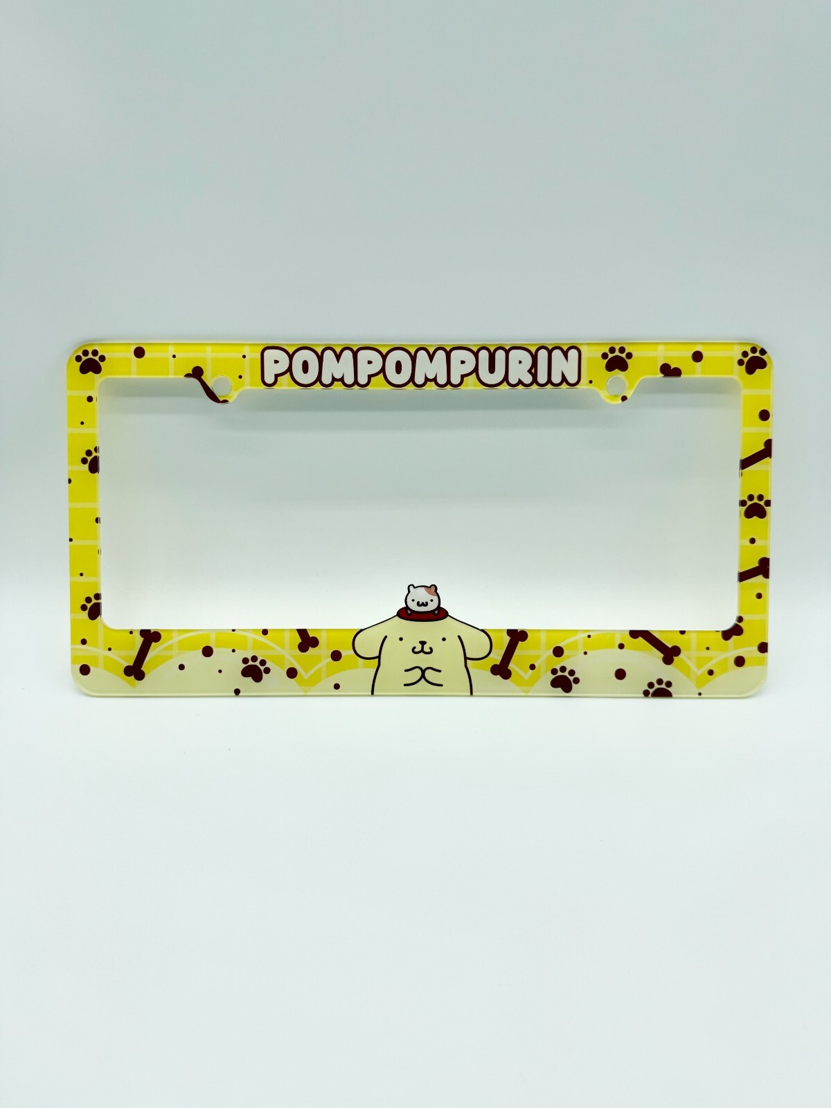 Sanrio Pompompurin License Plate Frame