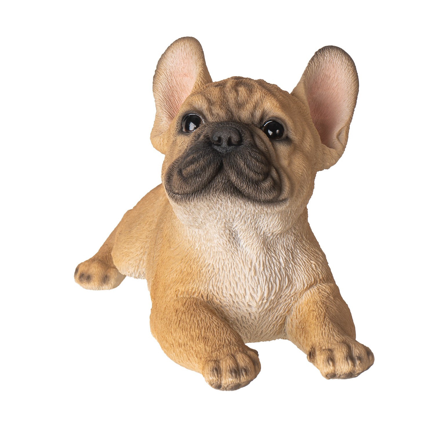 Playful French Bulldog Firguine Realistic Tan Frenchie Dog Statue Unique Collect Playful French Bulldog Firguine Realistic Tan Frenchie Dog Statue Unique Collect
