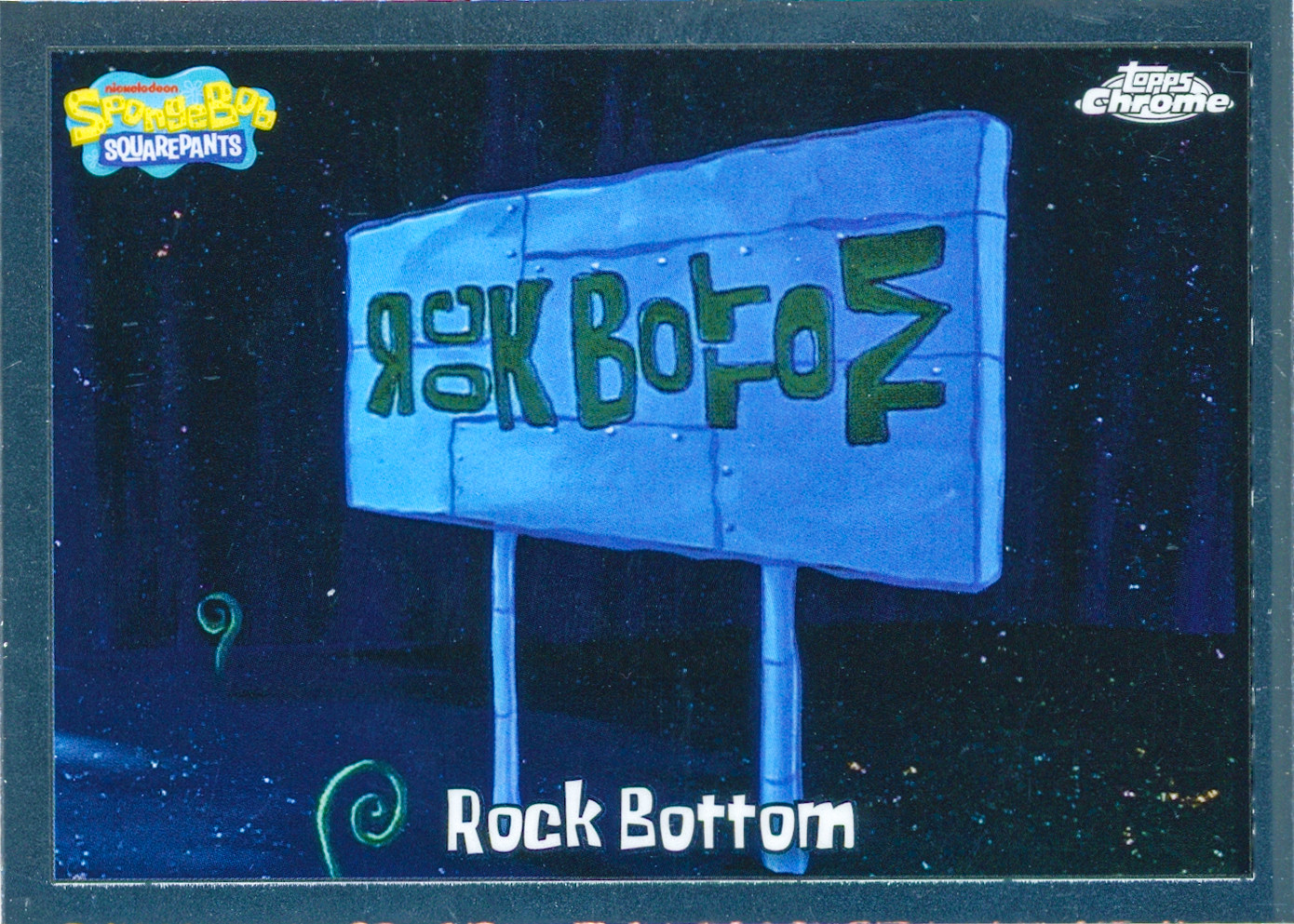 Topps Chrome Spongebob 2025 | Rock Bottom | 127 Topps Chrome Spongebob 2025 | Rock Bottom | 127