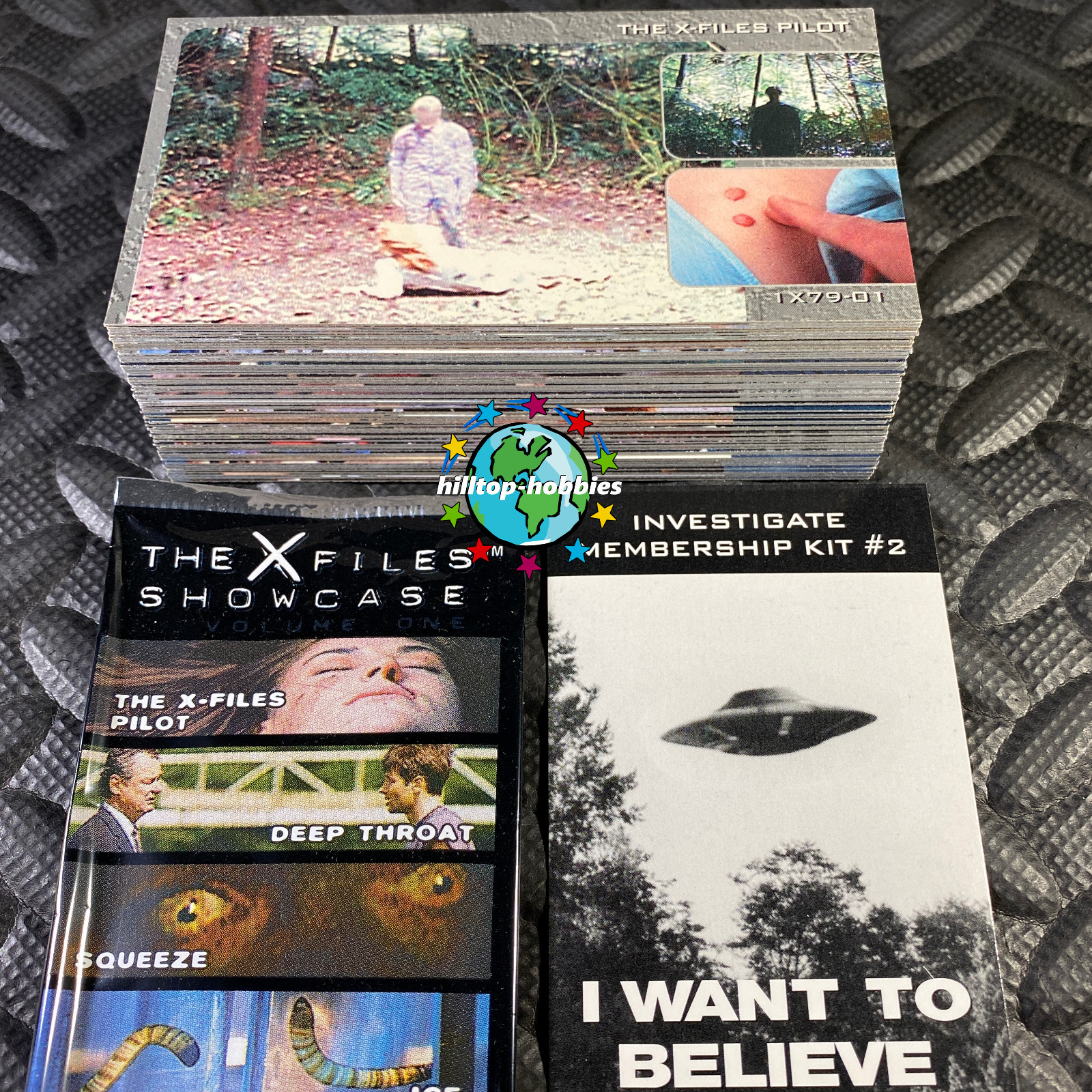 THE X-FILES SEASON 1 72-CARD SET WIDE/SHOWCASE +BONUS AND WRAPPER TOPPS 1997