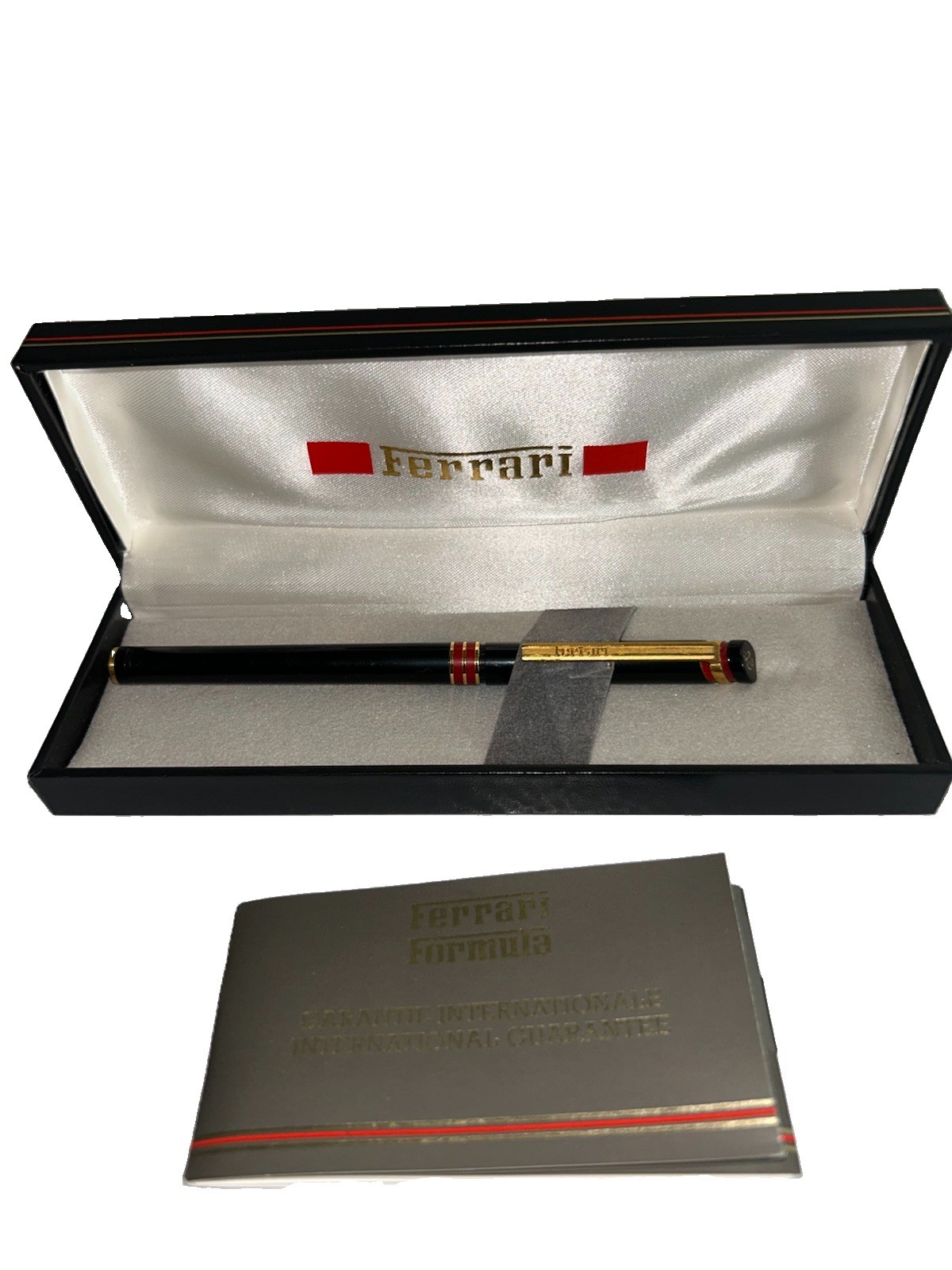 Vintage Ferrari Formula Pen 1980s-1990s With Case Vintage Ferrari Formula Pen 1980s-1990s With Case