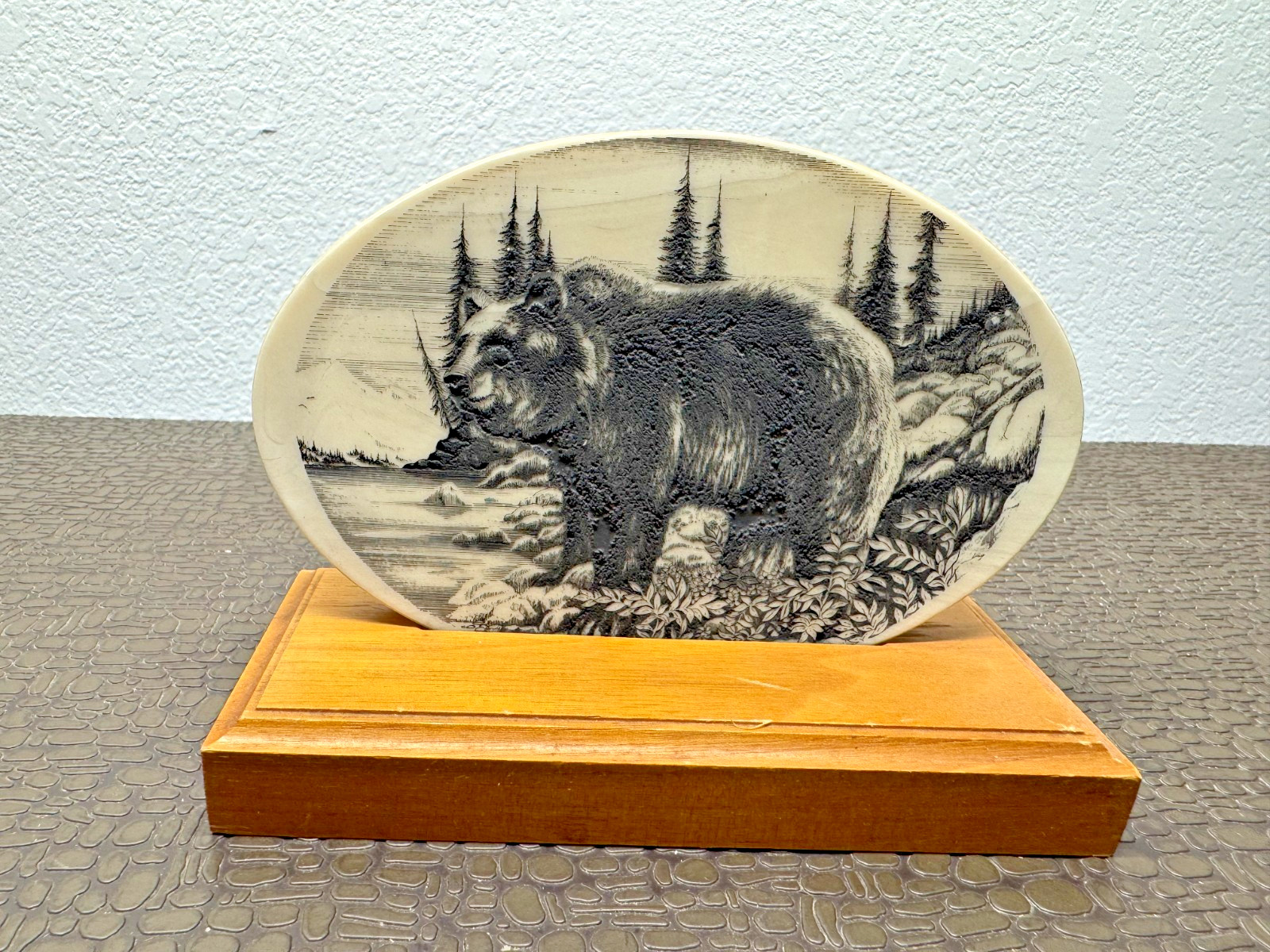 Alaska Black Bear Etching by Bob Dale Kiana Alaska Mint Alaska Black Bear Etching by Bob Dale Kiana Alaska Mint