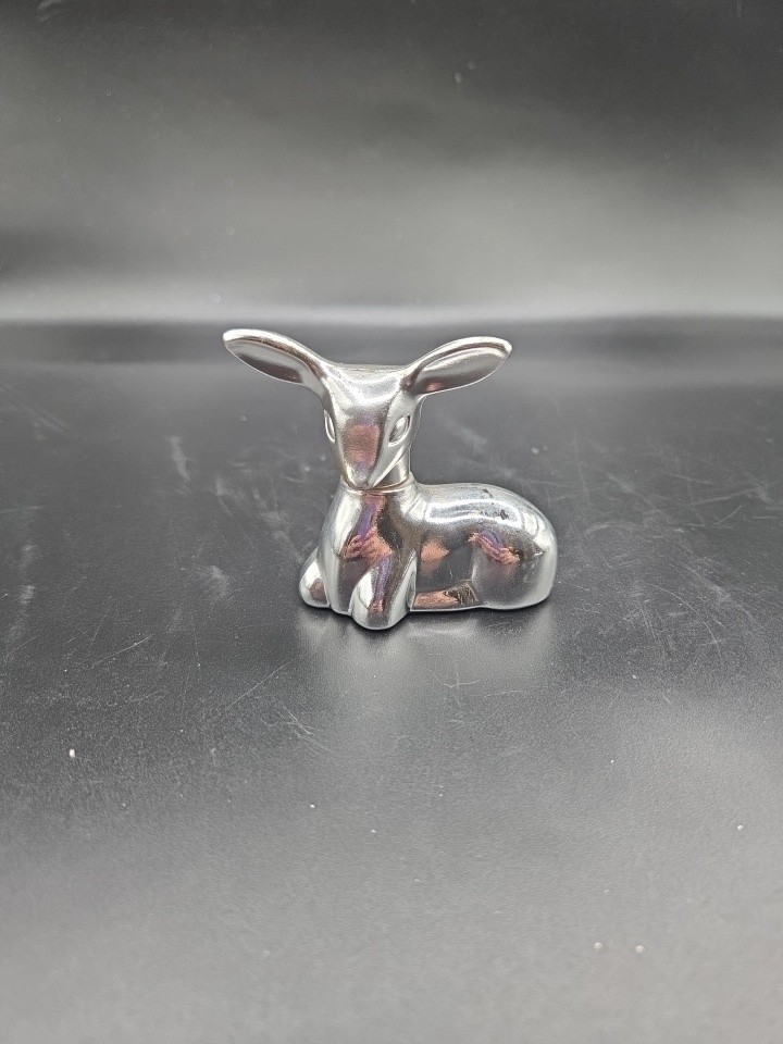Avon Silver Fawn Perfume Bottle Charisma Vintage Avon Bottle