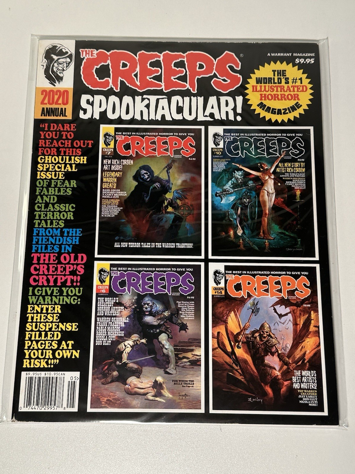 The Creeps Magazine Warrant Publishing Winter 2020 Annual