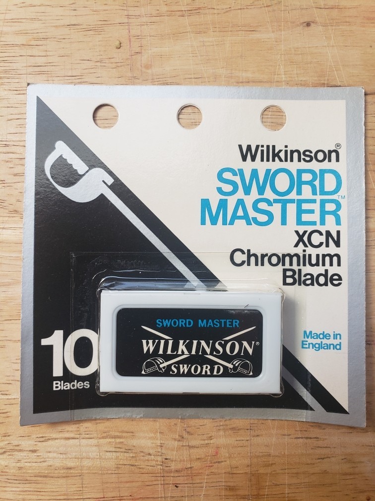 Old Stock Vintage Wilkinson Sword Master XCN Chromium Razor Blades