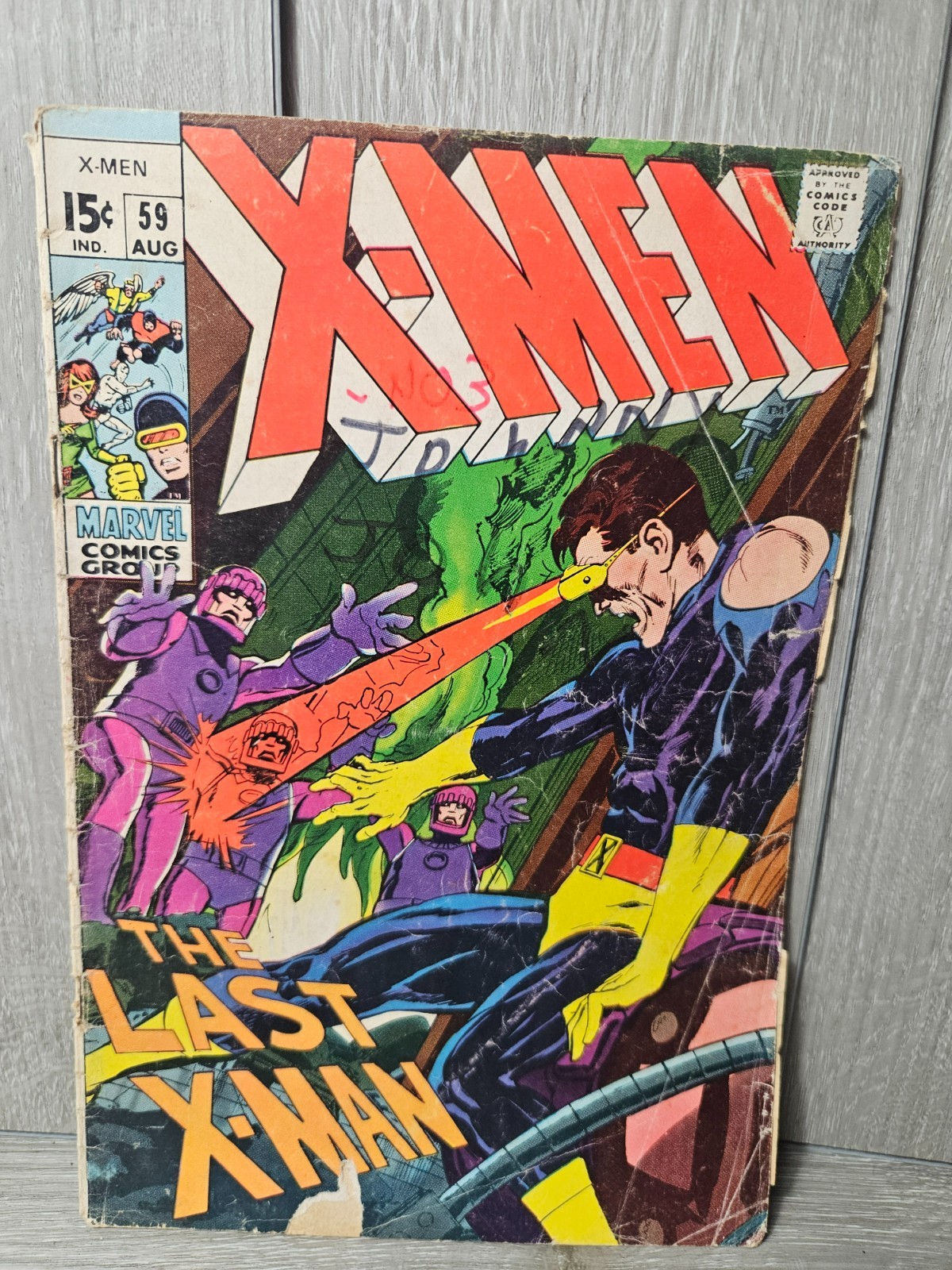 The X-Men #59 (Marvel Comics August 1969)