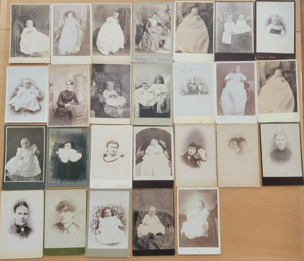 Cabinet Card Photos-Lot Of 26-Some Named-From 1890