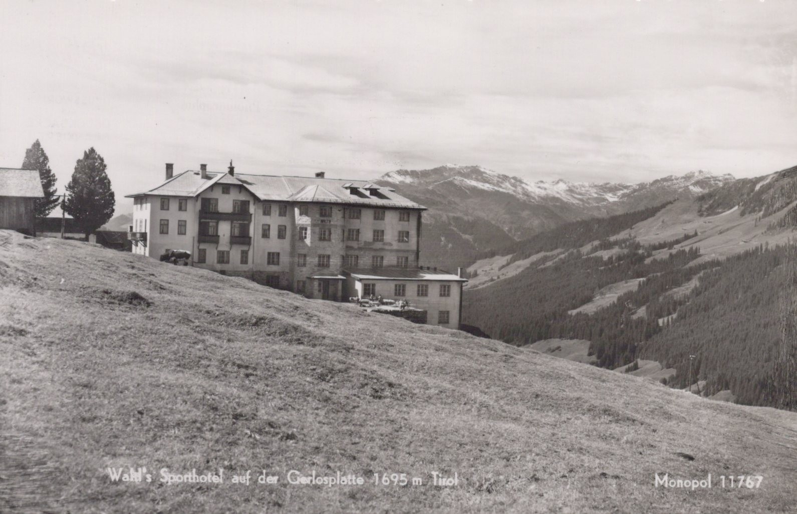 AK GERLOS in Tirol Hotel Waltl Gerlosplatte Zillertal RPPC Postcard Austria