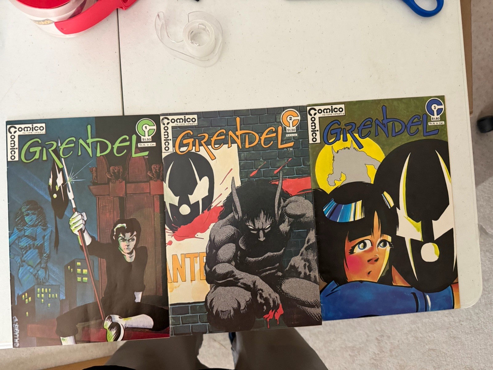 Grendel #1-3 (Comico Comics) 1983 -lot set 1 2 3
