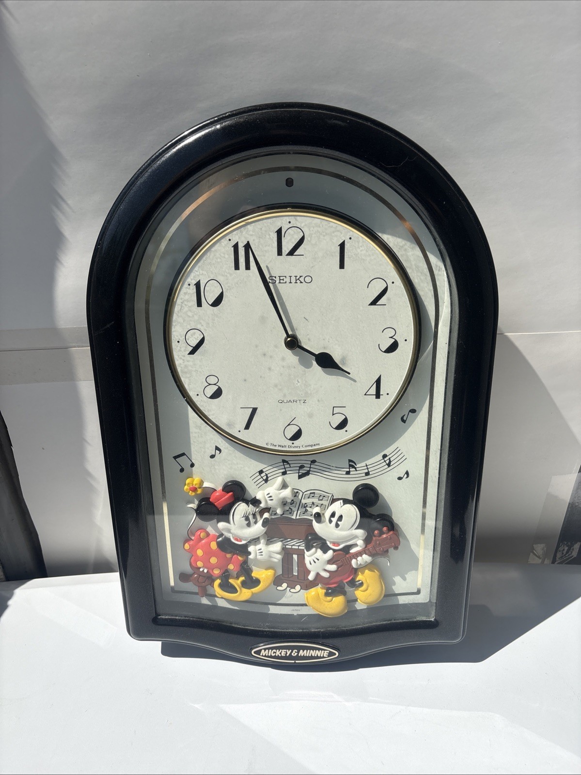 Seiko Mickey & Minnie Musical Wall Clock The Walt Disney Co. READ PLEASE ASIS
