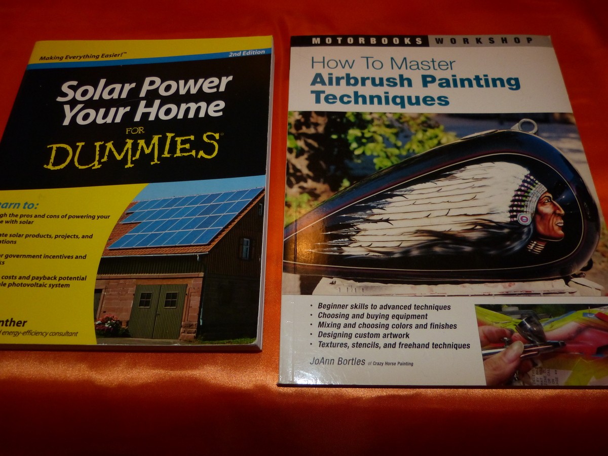 AIRBRUSH SOLAR POWER BOOKS SALE Master Painting Home Electric Supply ❃ FreshSpun