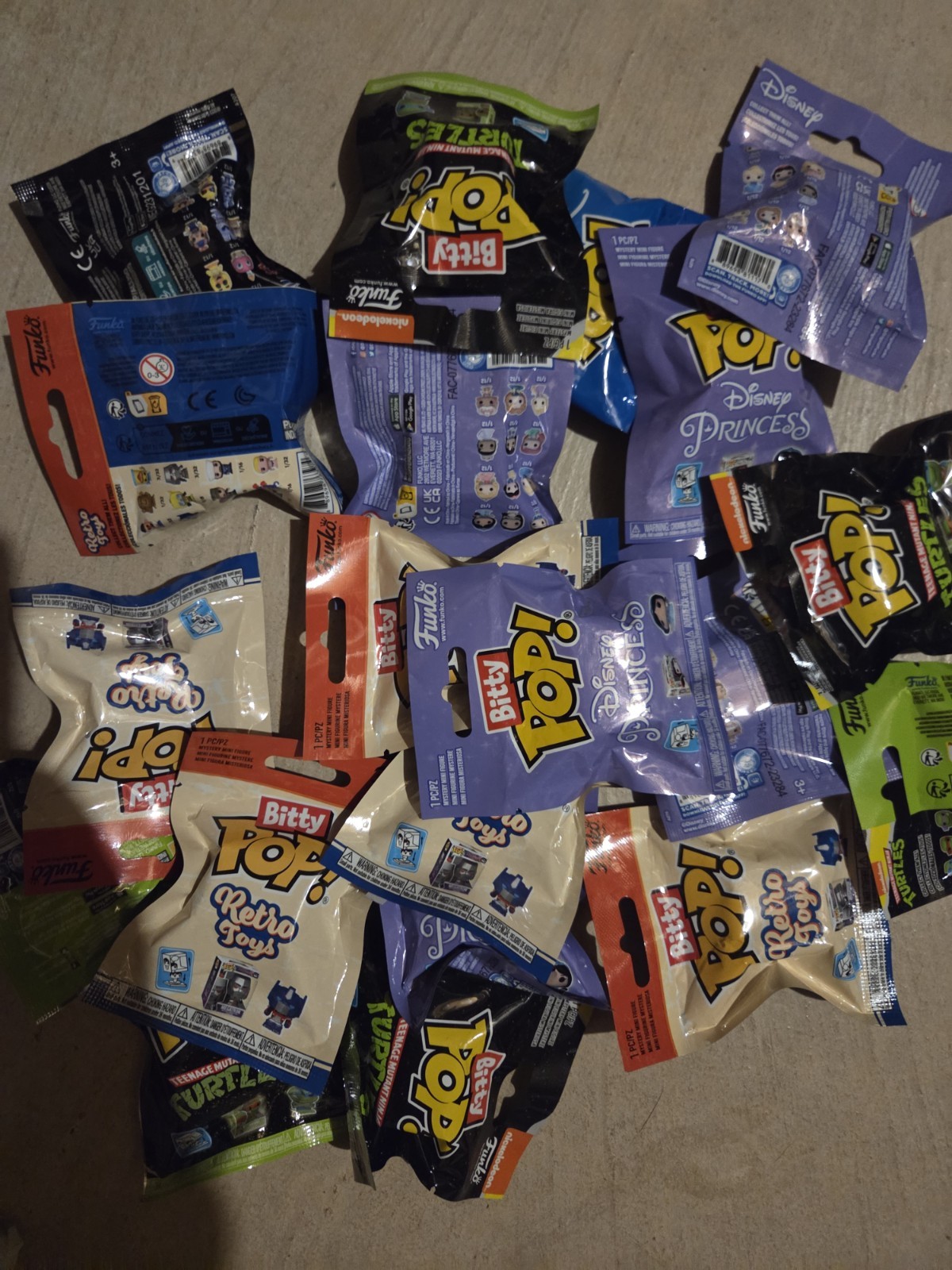 20 Piece Lot Of  Bitty Funko Pops