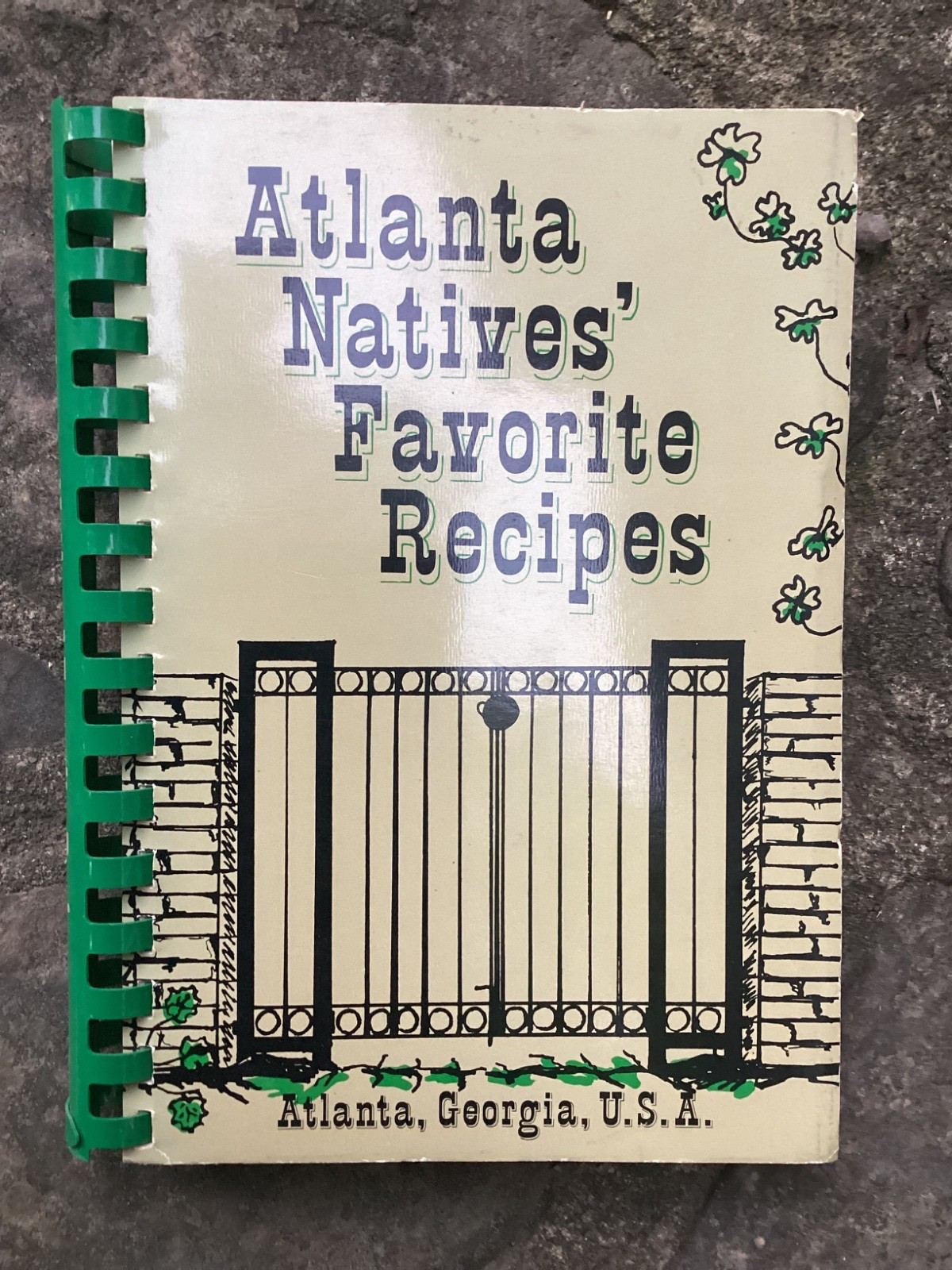 Original 1975 Atlanta Georgia Natives Favorite Recipes Cookbook 192 pages