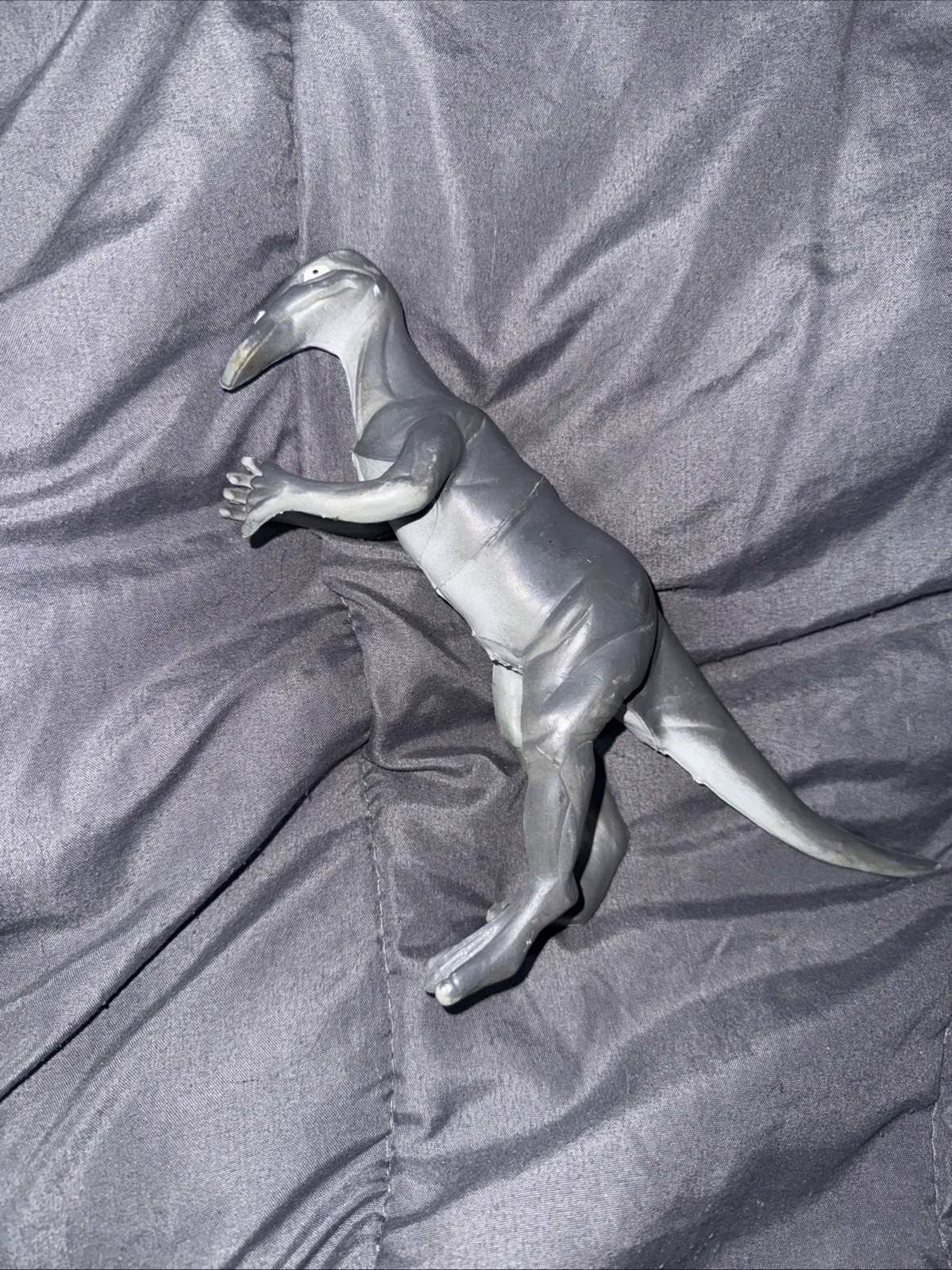 Vintage IMPERIAL TRACHODON DINOSAUR Toy 1989 7.5” Tall Retro Duck Billed (WTF50)