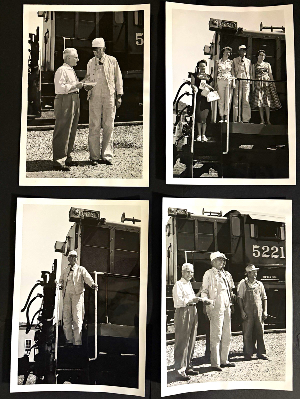 1956 Southern Pacific Railroad Vintage Photos Cecil S Hays Retirement RoseburgOR