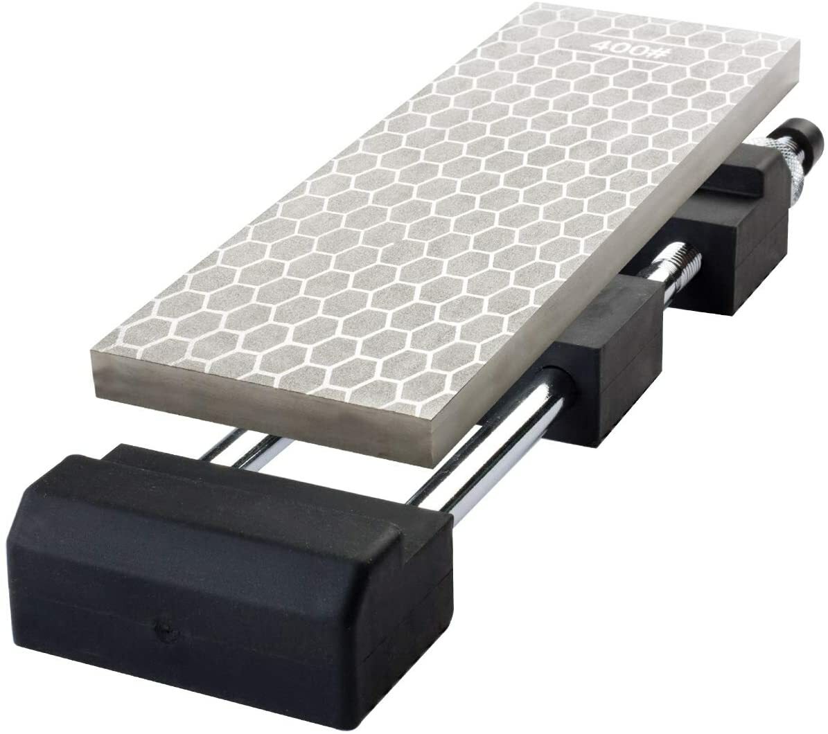 Diamond Sharpening Stone 8 Inch Diamond Hone Sharpening Plate 400/1000 Grit