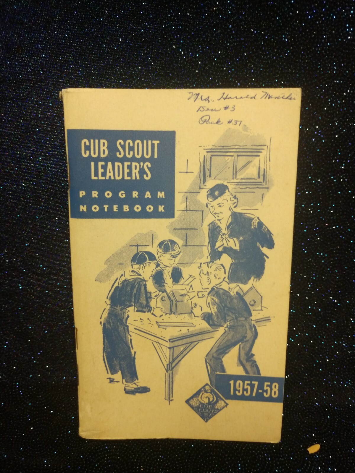 Vintage The Boy Scouts Cub Scout Leaders Program Notebook 1957-58
