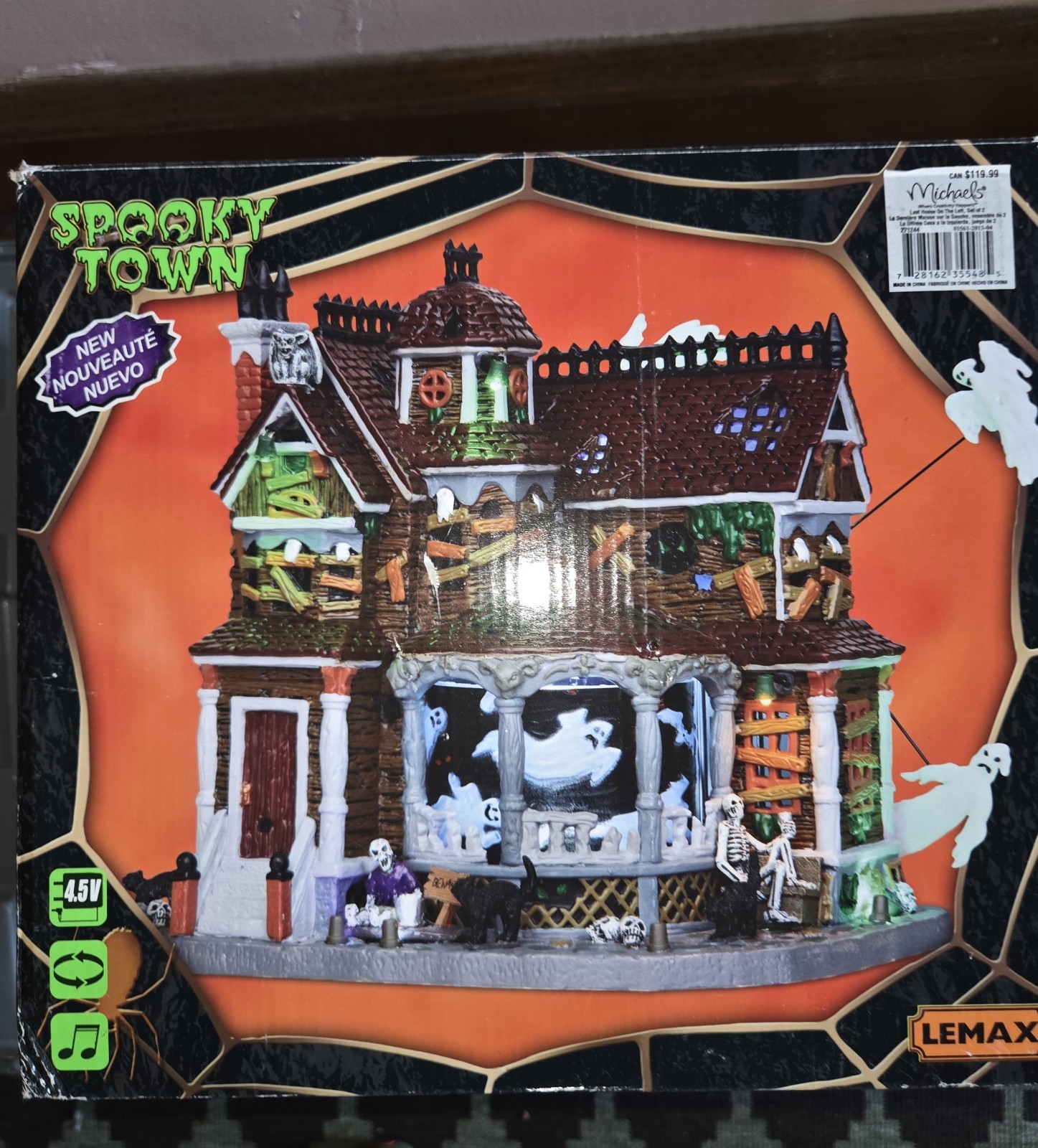 Lemax Spooky Town Last House on the Left Animated 2013 Halloween 35548