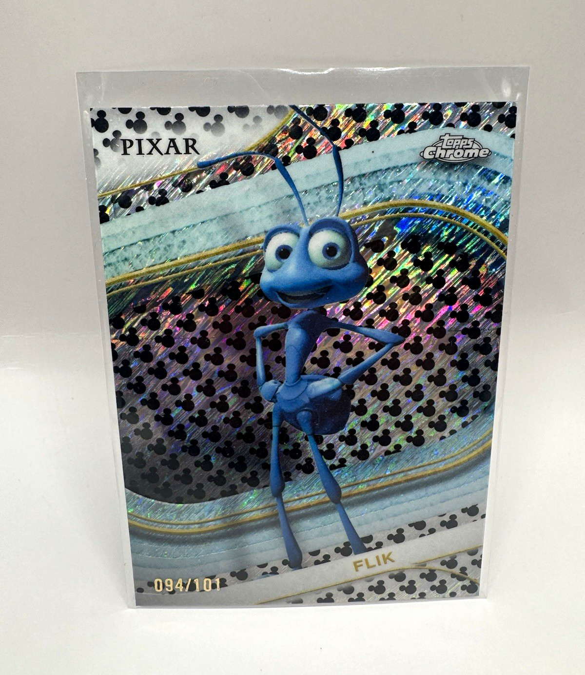 2025 Topps Chrome Disney Pixar Flik A Bug\'s Life #78 #094/101 Mickey background