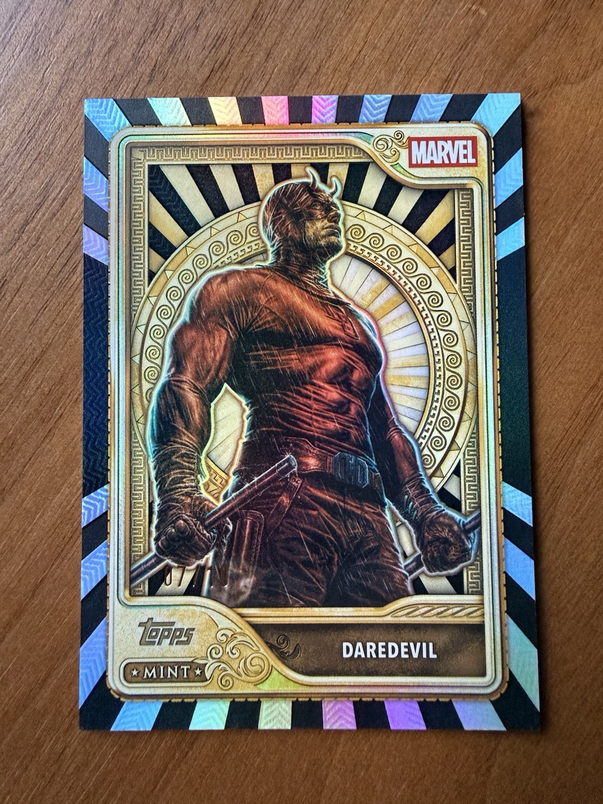 2026 Topps Marvel Mint Daredevil Black Gold Parallel 7/10 2026 Topps Marvel Mint Daredevil Black Gold Parallel 7/10