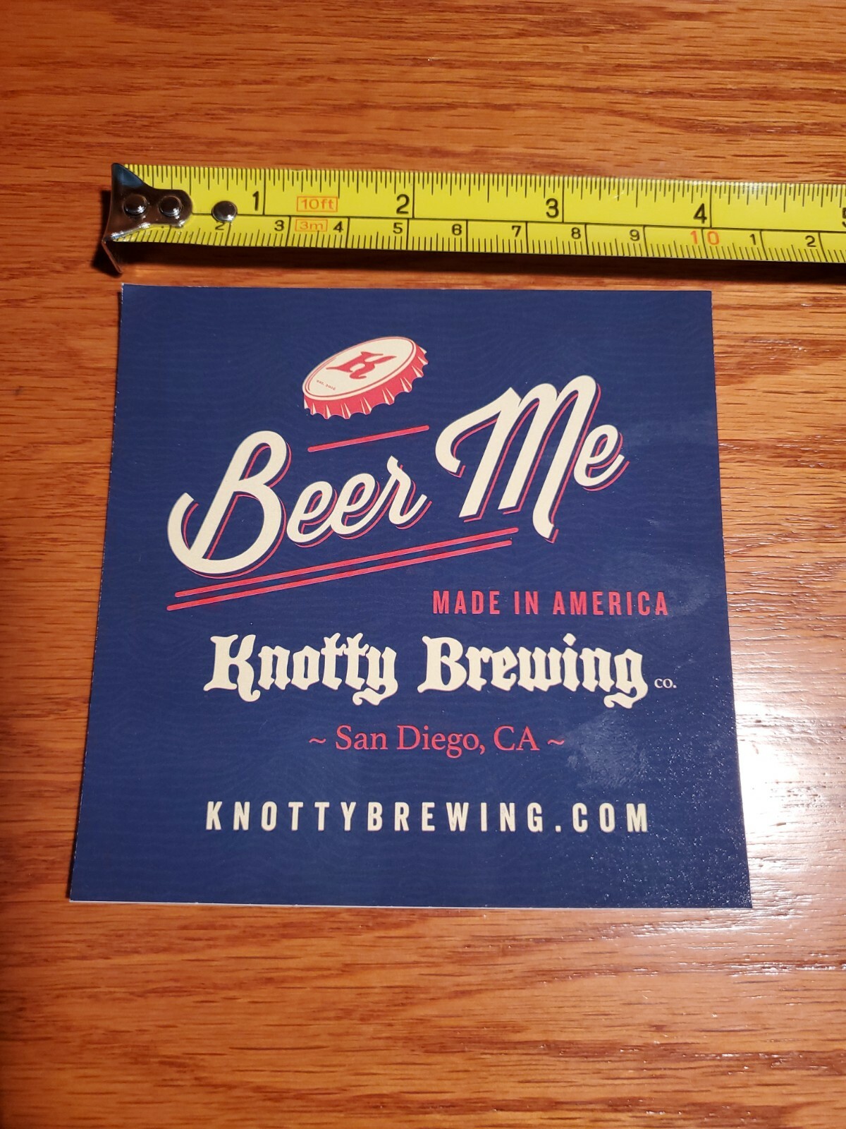 KNOTTY BREWING Co Vinyl Sticker ~NEW Craft Beer Brew Brewery Logo Decal~