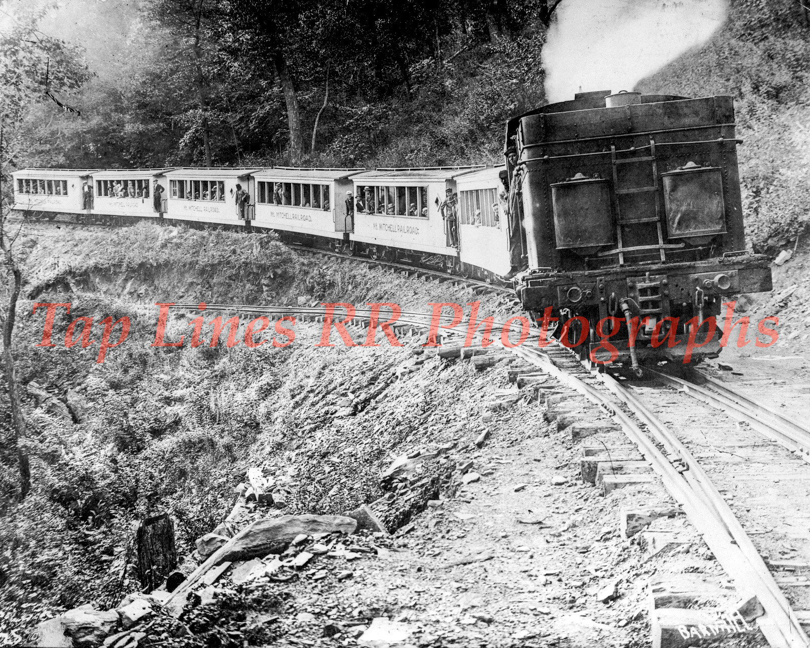 Mount Mitchell RR Narrow Gauge Excursion on the Switchback NC NEW 8x10 PHOTO