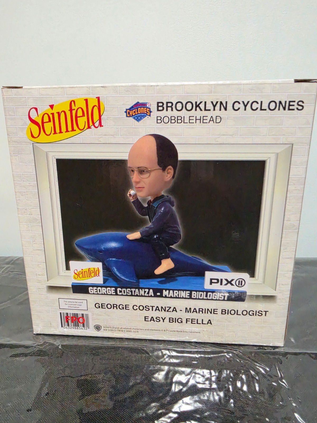 Seinfeld. Brooklyn Cyclones Bobblehead. George Costanza - Marine Biologist