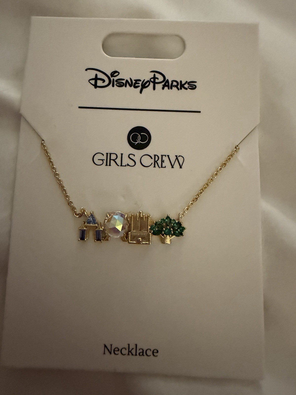 Girls Crew Walt Disney World Attractions Necklace Disney Parks