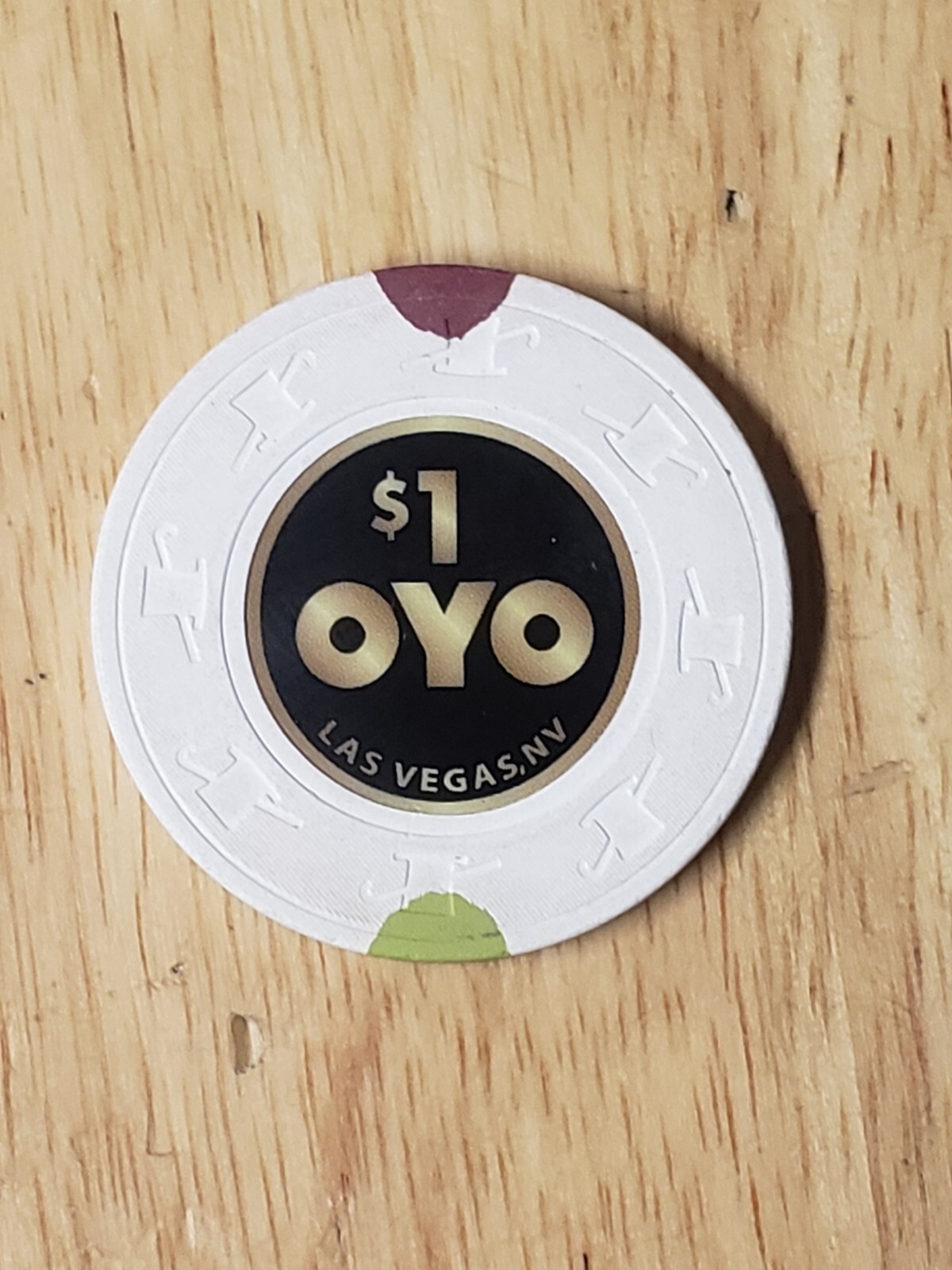 1.00 Chip from the OYO Casino 1st Version Las Vegas Nevada 