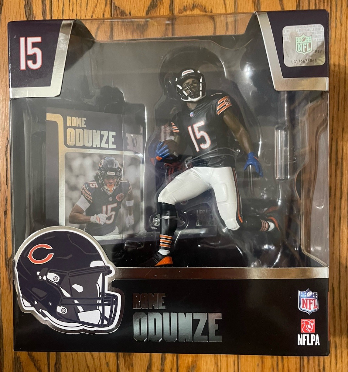 Rome Odunze (Chicago Bears) McFarlane NFL 7 Rome Odunze (Chicago Bears) McFarlane NFL 7